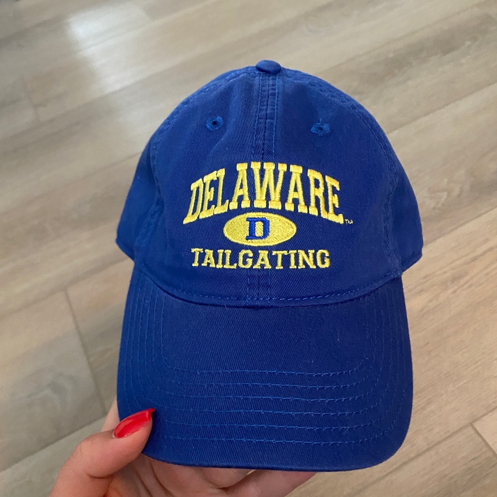 University of Delaware blue tailgating ballcap / hat unisex